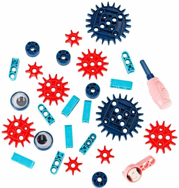 Конструктор KIK для будування рухомого з двигуном 116 елементів (5903039769274) - зображення 2