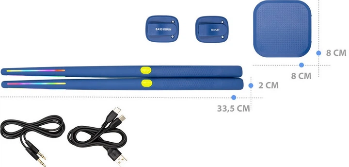 Віртуальний барабан MusicMate MM-DRM80 VirtualDrum - зображення 7