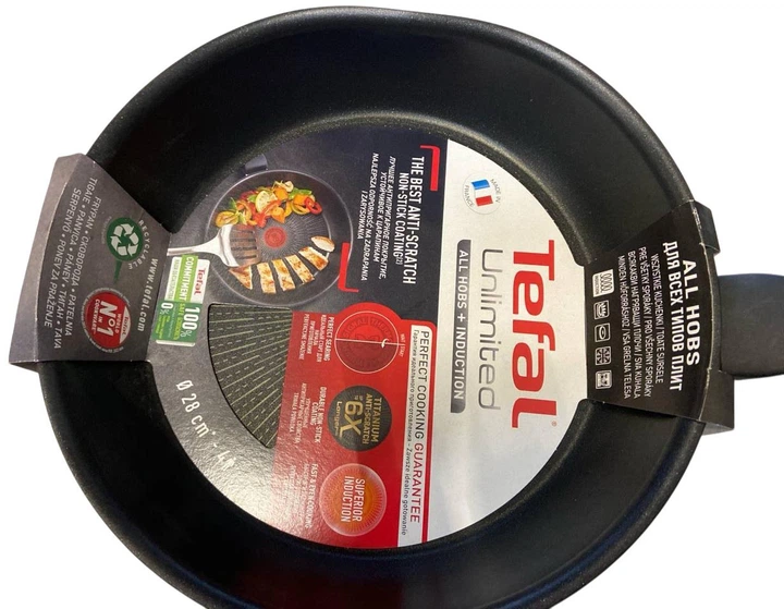 Patelnia Tefal Unlimited 28 cm (G2550672) (955555909434456) - Outlet - obraz 2