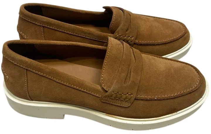 Жіночі лофери Geox D25QRD00022-C6001 39 25.4 см Коричневі (8050036939036) (955555909478180) - Уцінка - зображення 5