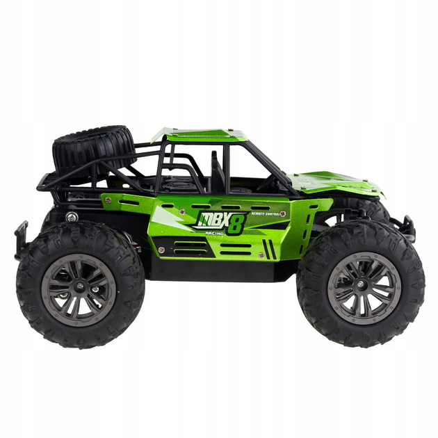 Машинка на пульте управления Big Monster Truck зеленого цвета (442288982) - изображение 2