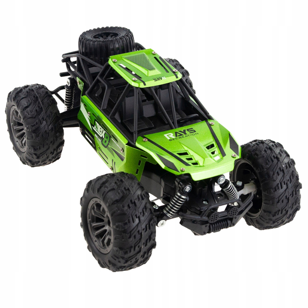 Машинка на пульте управления Big Monster Truck зеленого цвета (442288982) - изображение 3