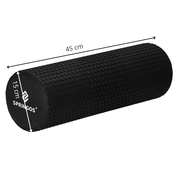 Walek do masazu do jogi Springos FR0024 45 x 15 cm (5907719490144) - obraz 9