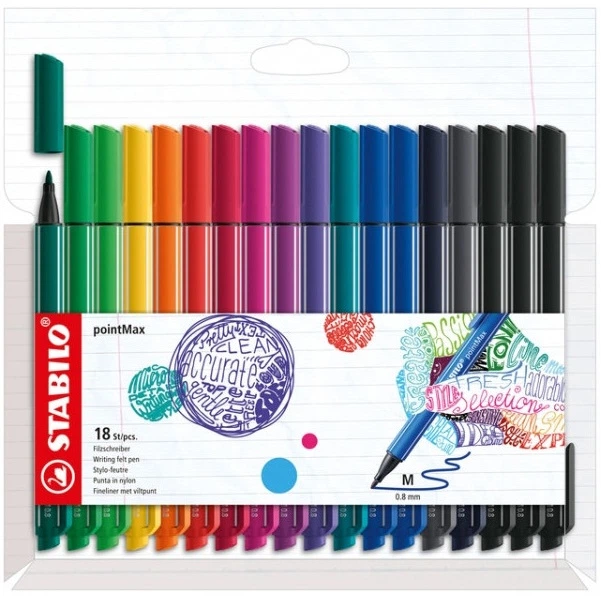 Набір маркерів Stabilo 18 шт 4210444 (4006381582858) - зображення 1