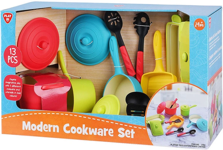 Набір посуду Playgo для дітей 13 елементів 8150366 (4892401037015) - зображення 1