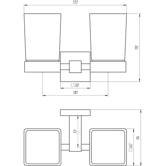 Стакан подвійний Globus Lux BQ9428 - зображення 3