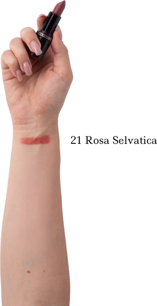 Pomadka do ust Collistar Rossetto Puro matowa 21 Rosa Selvatica 3.5 g (8015150120029) - obraz 3