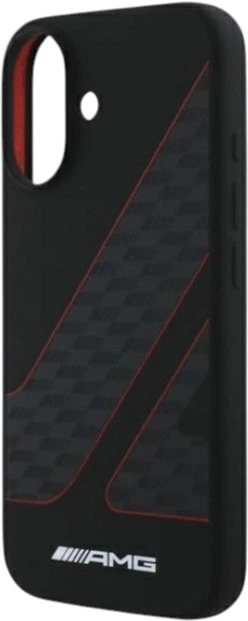 Панель AMG Checkered Flag Pattern MagSafe для Apple iPhone 16 Black (AMHMP16S2SCFR) - зображення 6