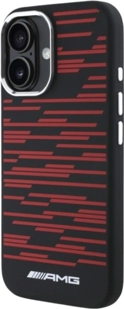 Панель AMG Silicone Graphics MagSafe для Apple iPhone 16 Black (AMHMP16S24SSRRK) - зображення 2