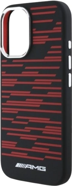 Панель AMG Silicone Graphics MagSafe для Apple iPhone 16 Black (AMHMP16S24SSRRK) - зображення 6