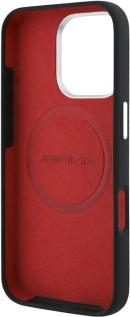 Панель AMG Silicone Graphics MagSafe для Apple iPhone 16 Pro Black (AMHMP16L24SSRRK) - зображення 7