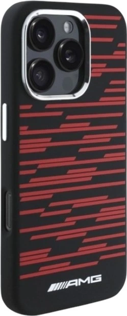 Панель AMG Silicone Graphics MagSafe для Apple iPhone 16 Pro Max Black (AMHMP16X24SSRRK) - зображення 4