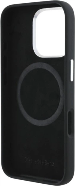 Etui Mercedes-Benz Silicone Vertical Tonal Stripes MagSafe do Apple iPhone 16 Pro Max Black (MEHMP16X23SUVSK) - obraz 7