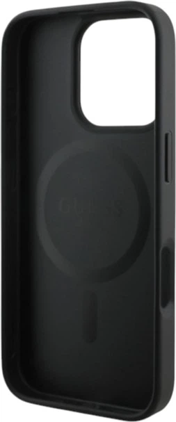 Панель Guess 4G Ring Classic Logo MagSafe для Apple iPhone 16 Pro Black (GUHMP16LG4GFRK) - зображення 7