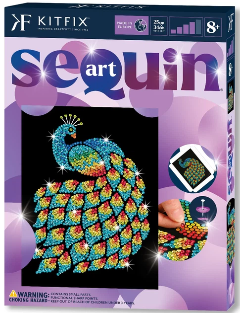 Набір для творчості Kitfix Sequin Art Peacock (5905935810272) - зображення 2