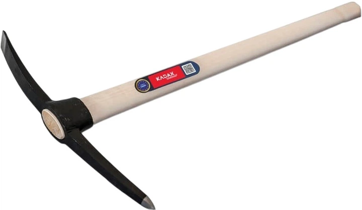 Kilof ogrodniczy z drewnianym trzonkiem Kadax 90 cm (K3202) - obraz 3