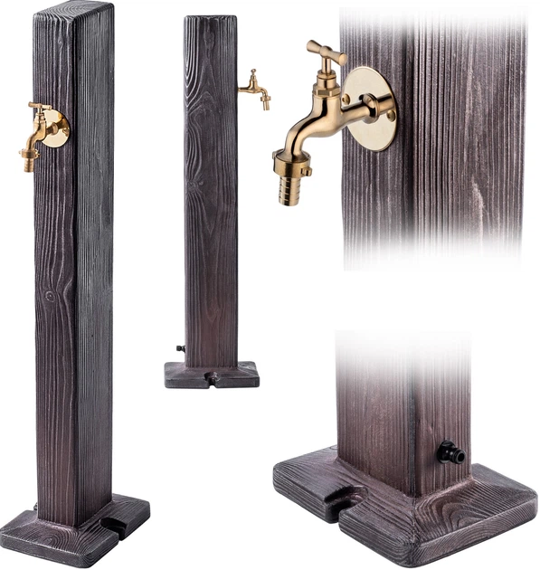 Słupek ogrodowy z kranem Kadax Torres Brązowy (K10742) - obraz 5