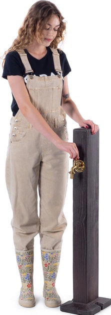 Słupek ogrodowy z kranem Kadax Torres Brązowy (K10742) - obraz 7