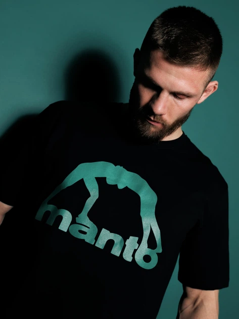 Футболка MANTO t-shirt VIBE 25 black-green L - Фото 2 Футболка MANTO t-shirt VIBE 25 black-green L - изображение 2