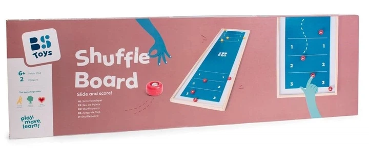 Gra planszowa BS Toys Shuffleboard XL drewniany GA509 (8717775445098) - obraz 1