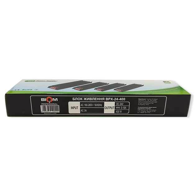 Блок питания BIOM Professional DC24 400W BPX-24-400 16,6А - изображение 3