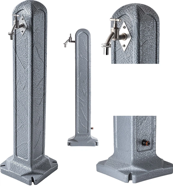 Słupek ogrodowy z kranem Kadax Torres Granit (K10290) - obraz 5