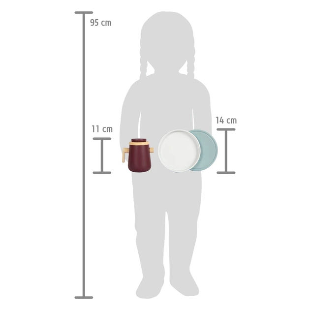 Zestaw do zabawy Small Foot do robienia kawy i herbaty 16 elementów 5410777 (4020972122933) - obraz 16