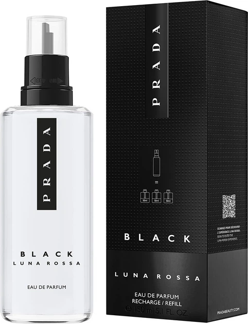 Змінний блок Парфумована вода для чоловіків Prada Luna Rossa Black 150 мл (3614273991865) - зображення 1