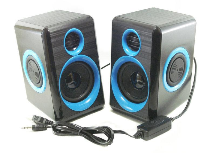 Колонки для ПК комп'ютера F&T FT-165 Blue - зображення 1