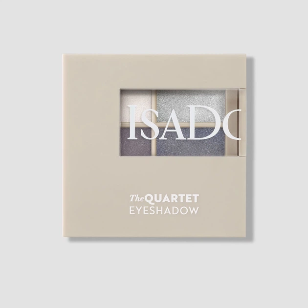 Paleta cieni do powiek Isadora The Quartet Shadow błyszczące perłowe 12 Crystal Mauve 3.5 g (7333352085450) - obraz 2