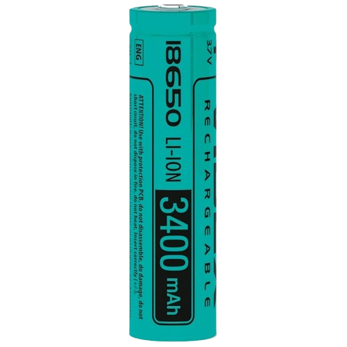 Аккумулятор литий-ионный Videx 18650 3400mAh 3.7В низкий саморазряд Green - Фото 1 Аккумулятор литий-ионный Videx 18650 3400mAh 3.7В низкий саморазряд Green - изображение 1