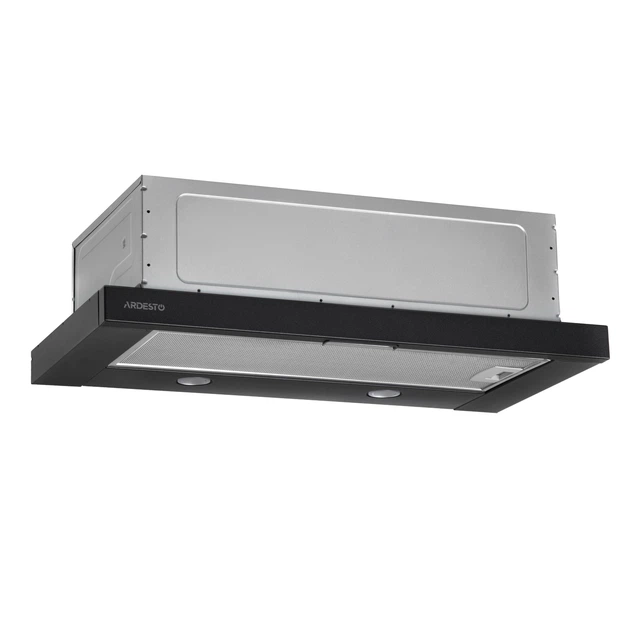 Вытяжка телескопическая встроенная Ardesto HT-F700MBL 90 Вт 450 м³/час Черный - Фото 1 Вытяжка телескопическая встроенная Ardesto HT-F700MBL 90 Вт 450 м³/час Черный - изображение 1