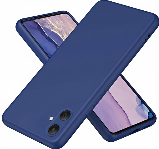 Чохол Fiji Full Soft Premium для Samsung Galaxy A05 (A055) протиударний бампер з мікрофіброю Dark Blue - Фото 1 Чохол Fiji Full Soft Premium для Samsung Galaxy A05 (A055) протиударний бампер з мікрофіброю Dark Blue - зображення 1