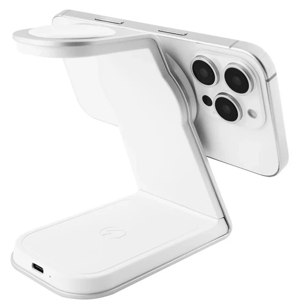 Бездротовий Зарядний Пристрій Proove Omni Power 3-in-1 white (WSOP15020002) - зображення 5