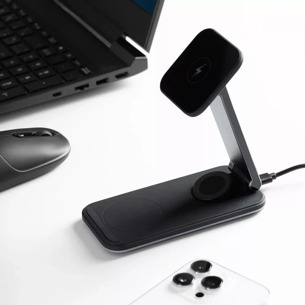 Беспроводное Зарядное Устройство Proove Energy Fold 3-in-1 black (WSEF15010001) - Фото 2 Беспроводное Зарядное Устройство Proove Energy Fold 3-in-1 black (WSEF15010001) - изображение 2