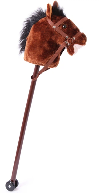 Koń na kiju Small Foot Hobby Horse Thunder drewniany 88 cm (4105) (4020972041050) - obraz 1