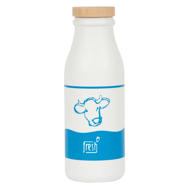 Zestaw do zabawy Small Foot skrzynia z butelkami mleka 12 elementów 5410751 (4020972123541) - obraz 5