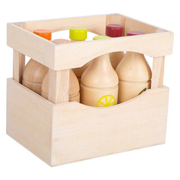 Zestaw do zabawy Small Foot skrzynia z butelkami 7 elementów 5410750 (4020972117397) - obraz 2