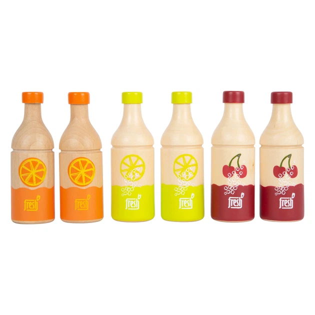 Zestaw do zabawy Small Foot skrzynia z butelkami 7 elementów 5410750 (4020972117397) - obraz 5