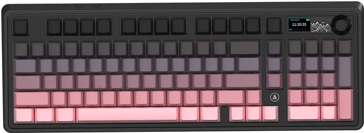 Klawiatura bezprzewodowa Ajazz AK980 Gift Switch V2 Wireless/USB Black-Pink (AK980-V2-G-GP) - obraz 1