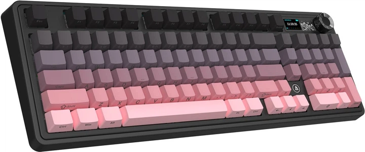 Klawiatura bezprzewodowa Ajazz AK980 Gift Switch V2 Wireless/USB Black-Pink (AK980-V2-G-GP) - obraz 4