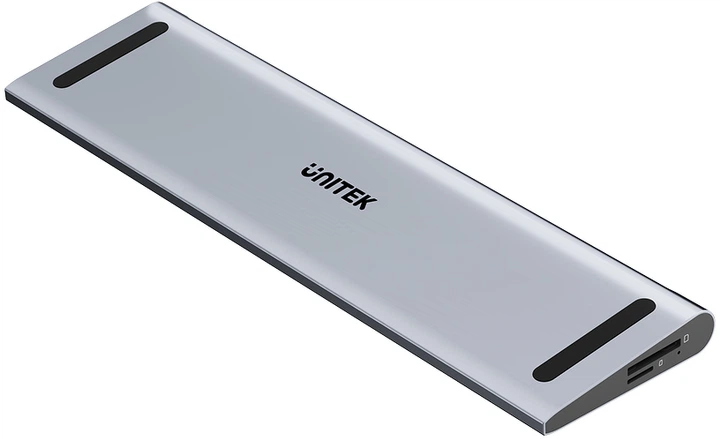 Przełącznik KVM Unitek uHUB15+ USB-C Triple 4K (D1106AGY01) (955555913884134) - Outlet - obraz 1
