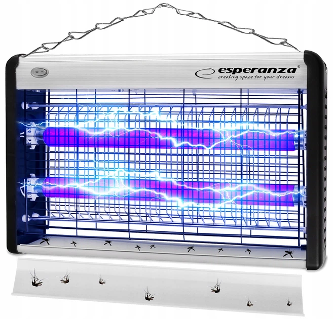 Lampa owadobójcza Esperanza EHQ006 Insect Killer Lamp Hunter (5901299955505) (955555912314331) - Outlet - obraz 2