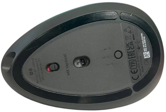 Миша Logitech Ergo MX Vertical Graphite (910-005448) (2512ZAJ7HHS9) - Уцінка - зображення 3