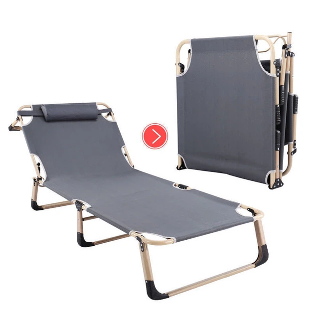 Łóżko turystyczne Magboss 56608 składane 194 cm Szary (5904041107566) - obraz 2