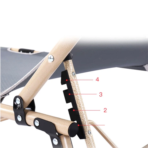 Łóżko turystyczne Magboss 56608 składane 194 cm Szary (5904041107566) - obraz 4