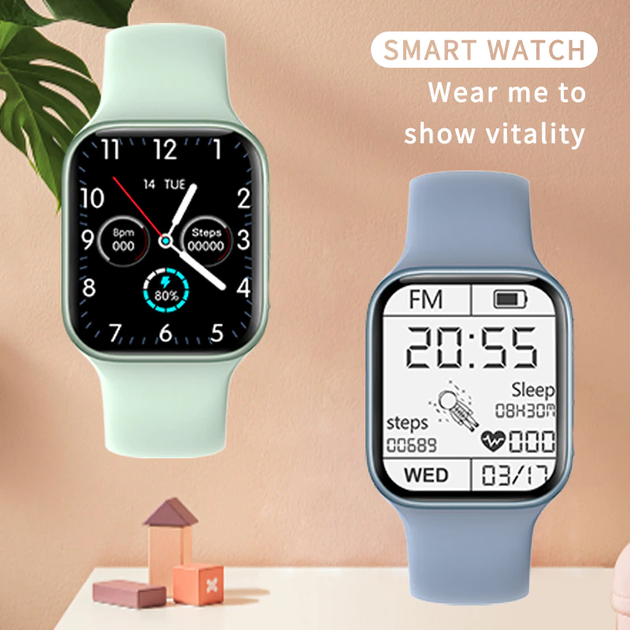 Якісний Смарт годинник Smart Watch Series 7 Z36 Оливковый - зображення 6