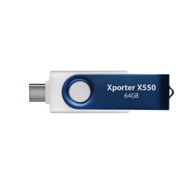 Флеш-накопичувач Patriot USB 3.2 Gen 1 Xporter X550 64GB Type-A+C - изображение 2