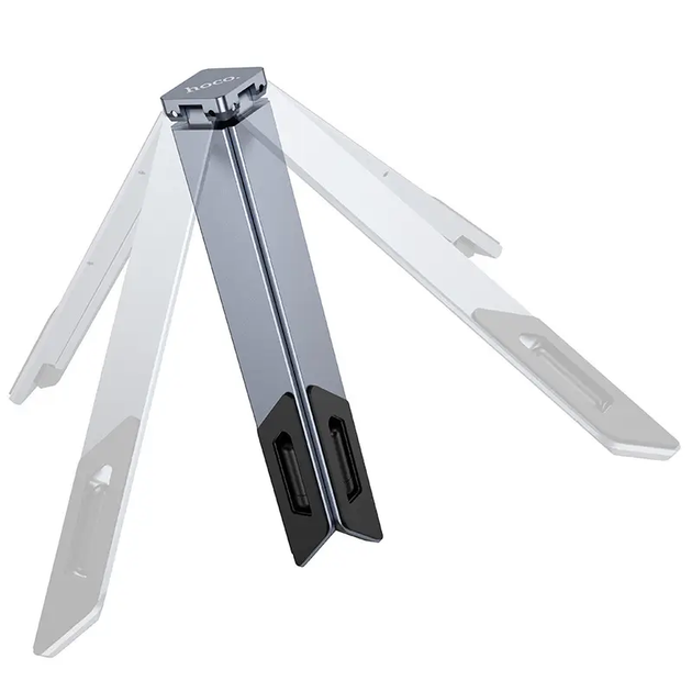 Підставка для ноутбука HOCO HD9 Action metal folding notebook holder сірий - изображение 3