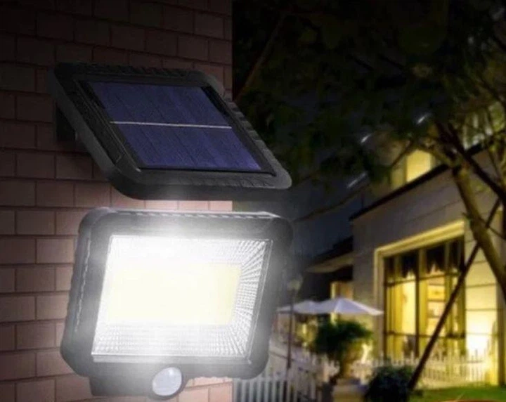 Вуличний ліхтар з датчиком руху Split Solar Wall Lamp на сонячній батареї nf-160c - зображення 5